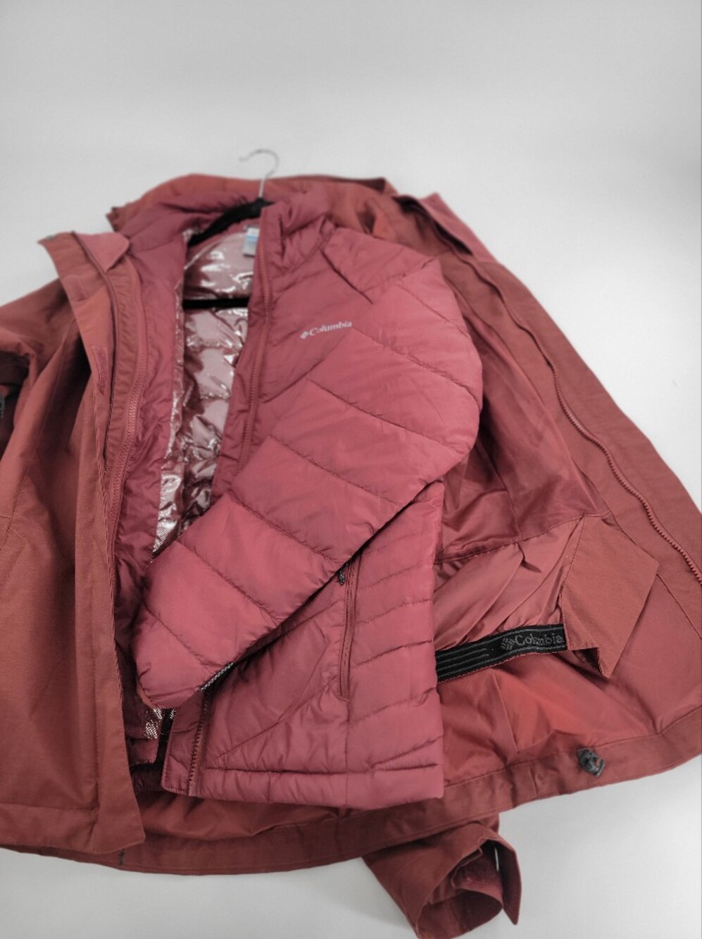 Columbia Women's Interchange 3-in-1 Winter Hooded Insulated Jacket Size S